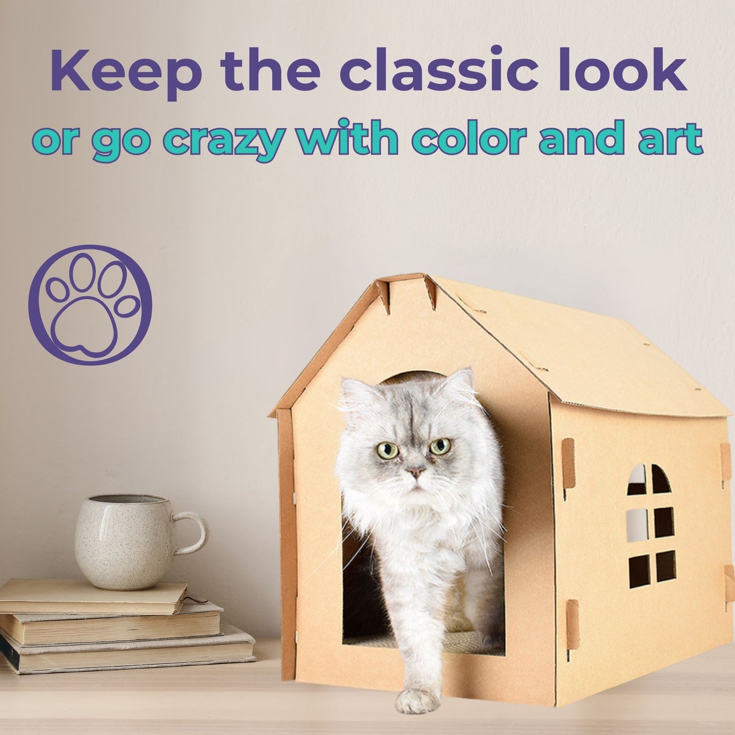 "Design Your Own" Cat Scratcher Play House