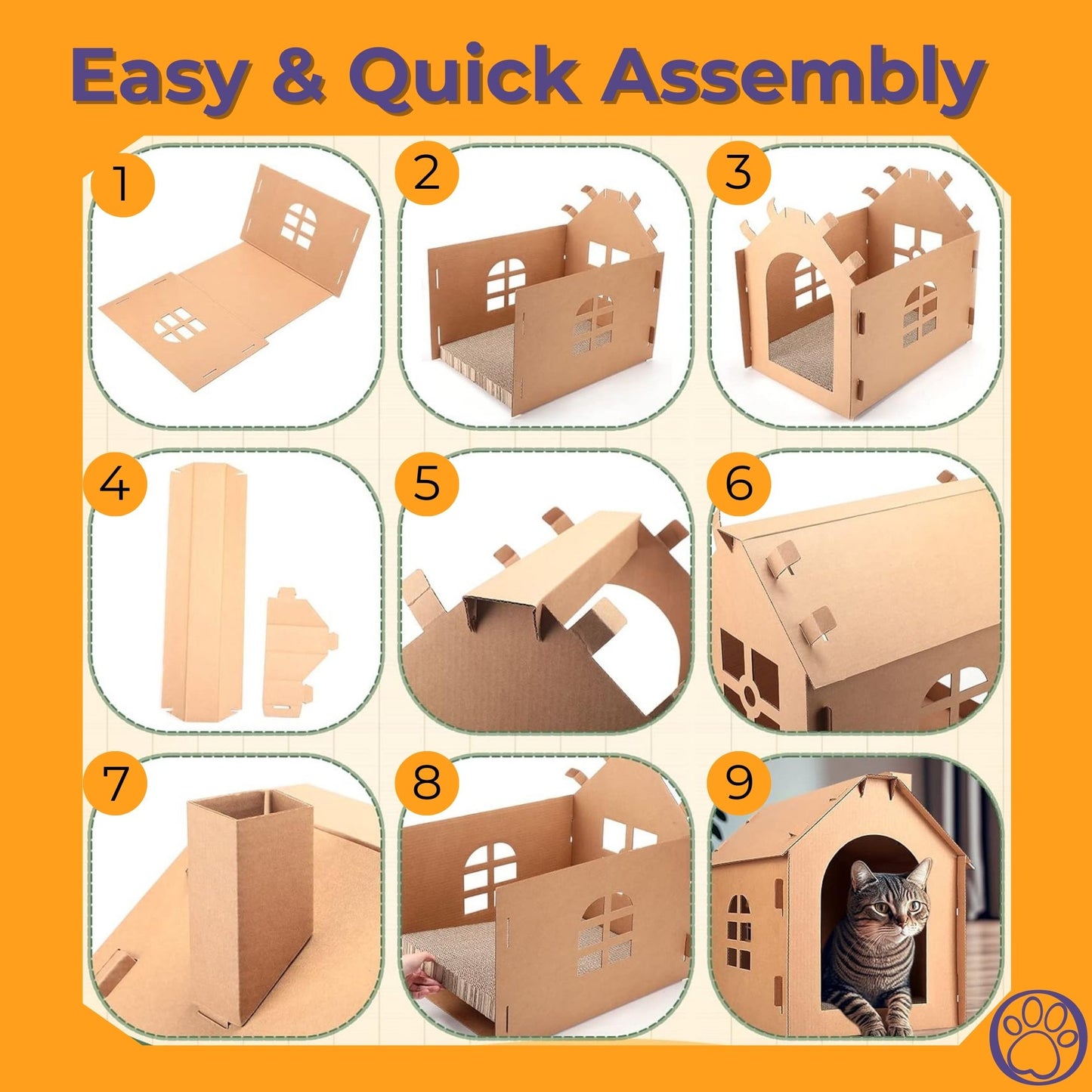 "Design Your Own" Cat Scratcher Play House