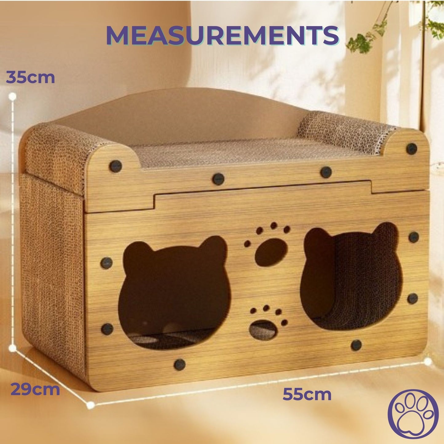 🛋️ Pawsh Lounge: The Ultimate Scratch & Snooze Station for Stylish Cats! 🐾