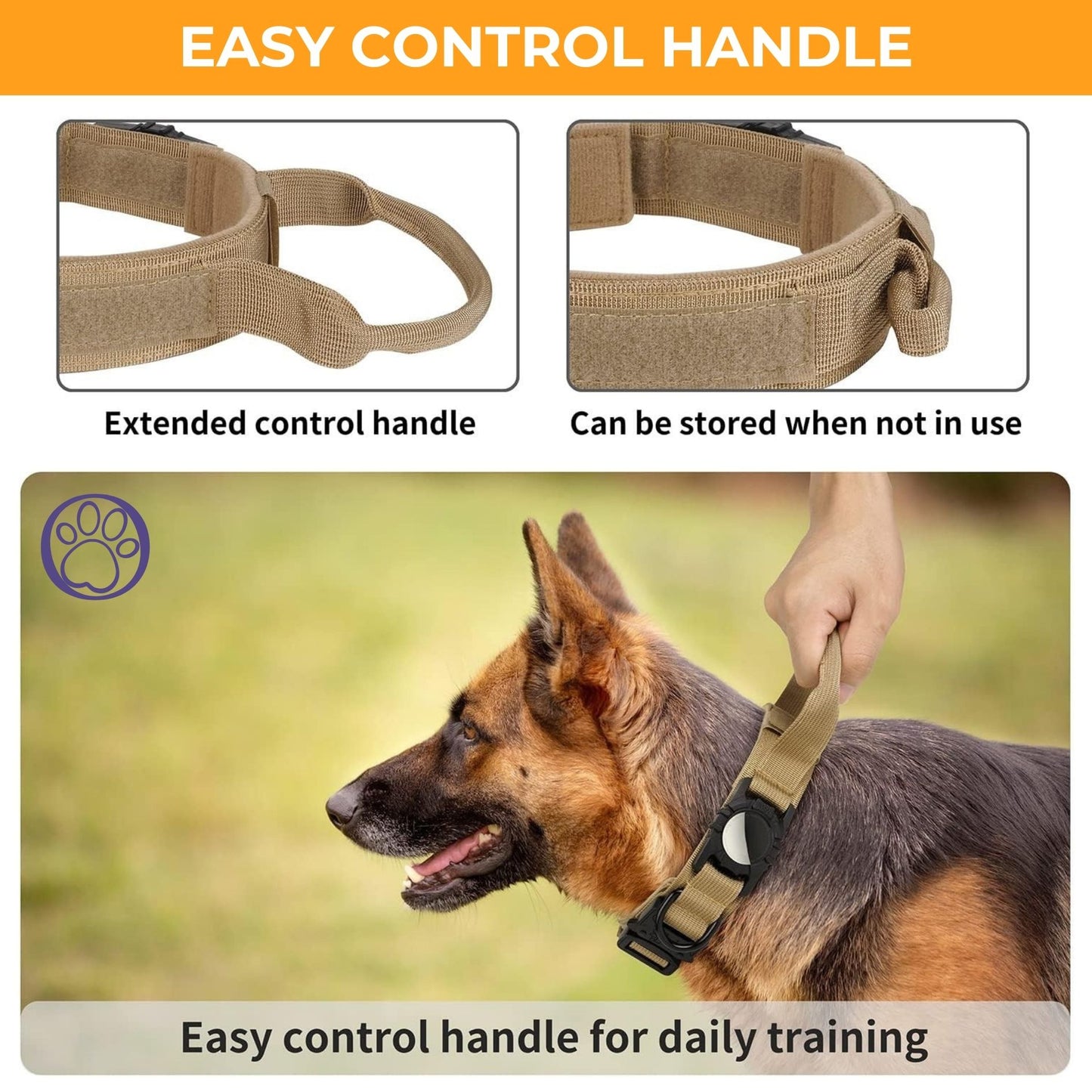 Tactical Tag Dog Collar