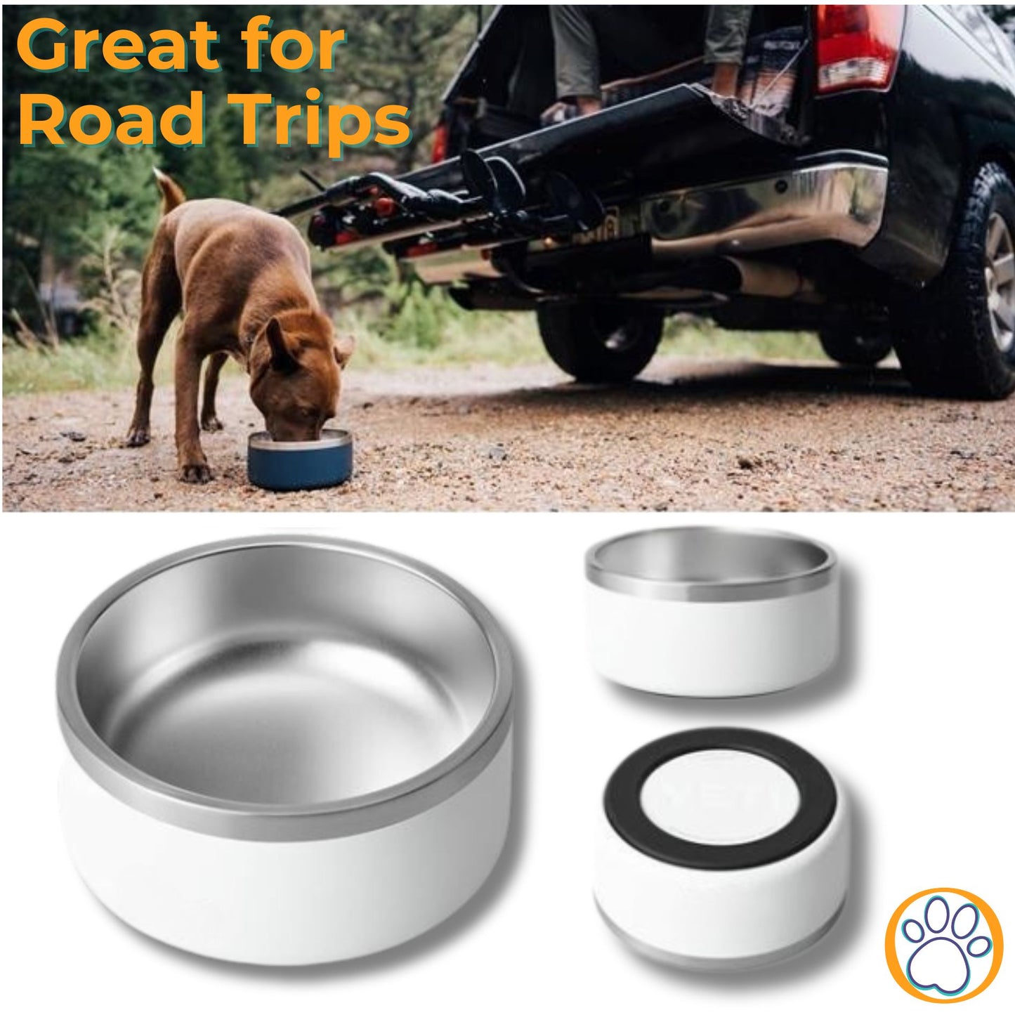 HydraSteel - Stainless Dog Bowl