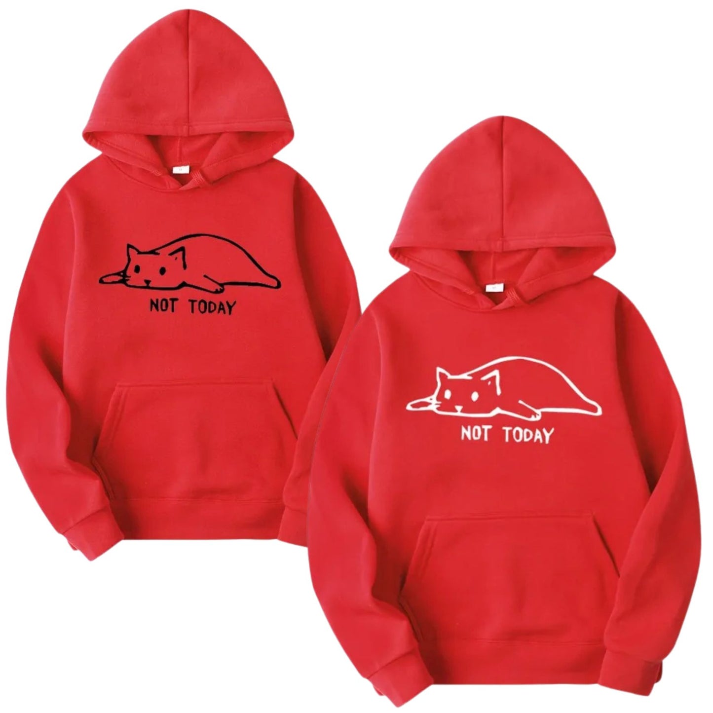 "Not Today" Cat Hoodie