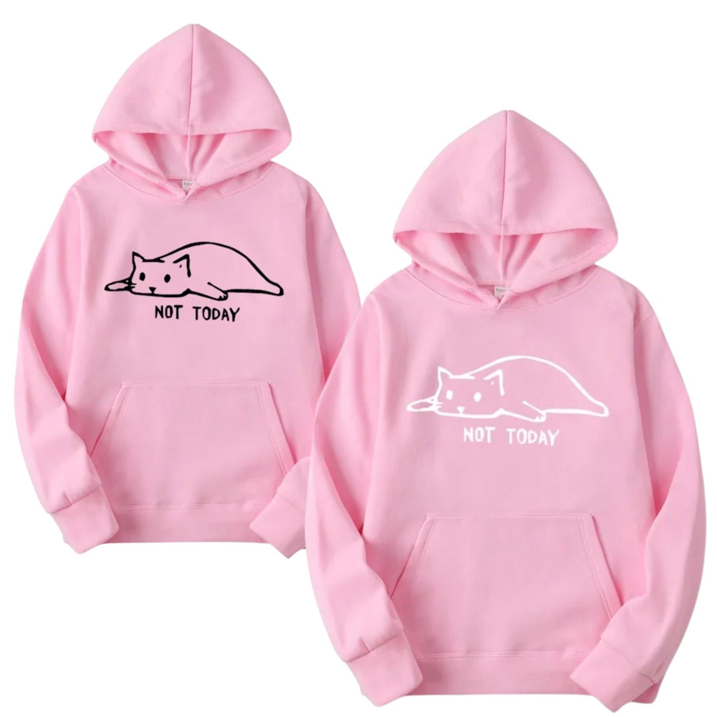 "Not Today" Cat Hoodie