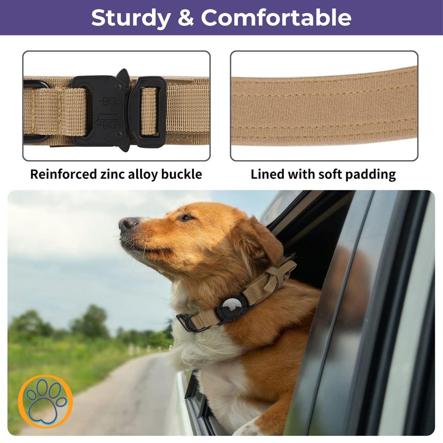 Tactical Tag Dog Collar