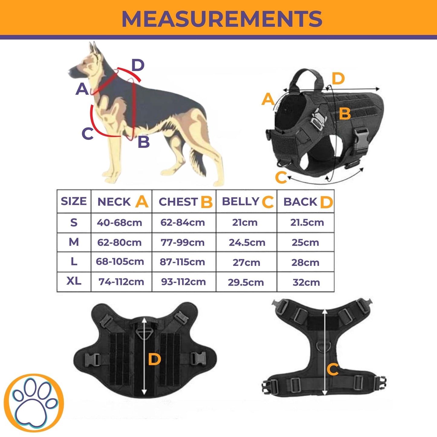 ๐ช K9 COMMANDER: TACTICAL NO-PULL QUICK RELEASE HARNESS ๐พ๐๏ธ