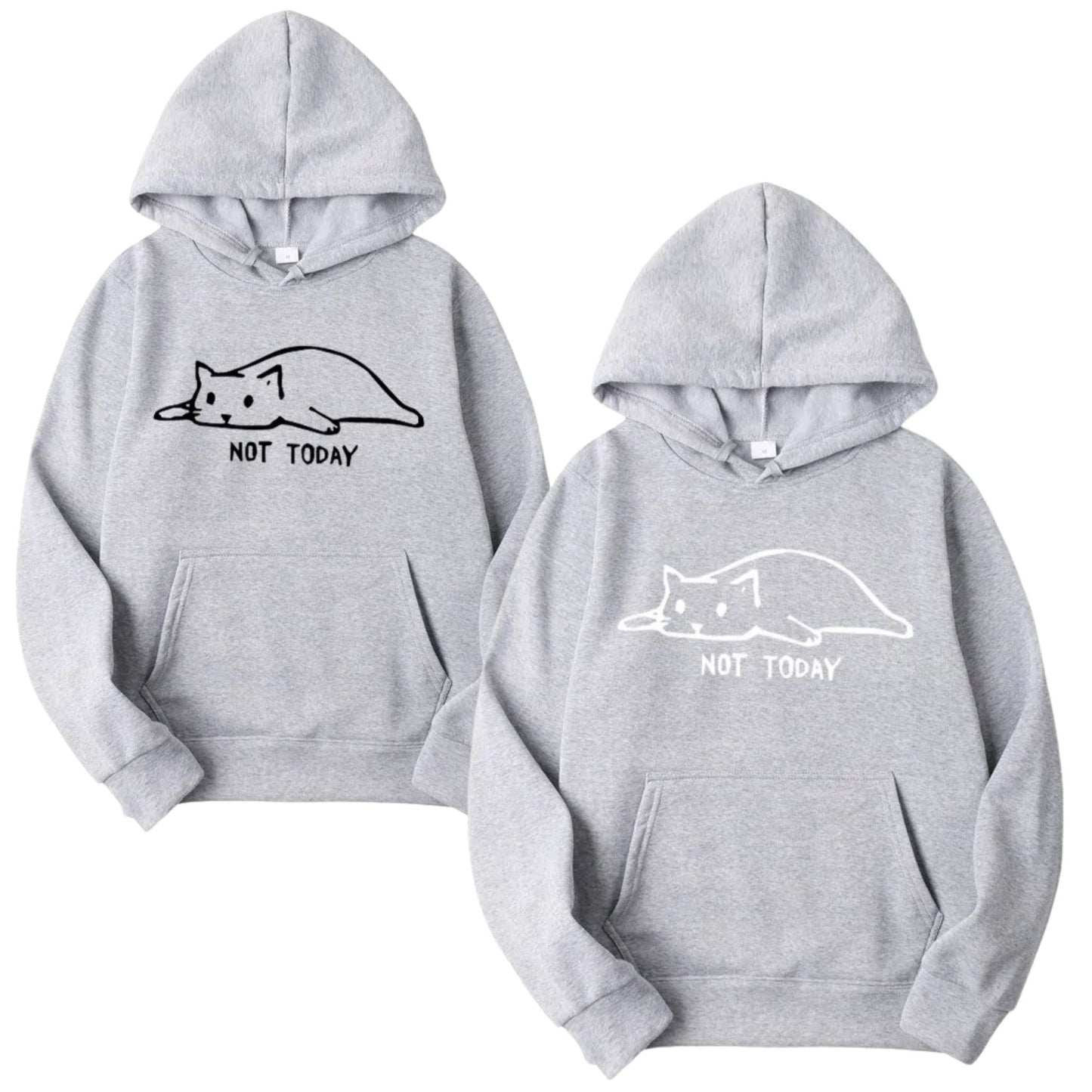 "Not Today" Cat Hoodie