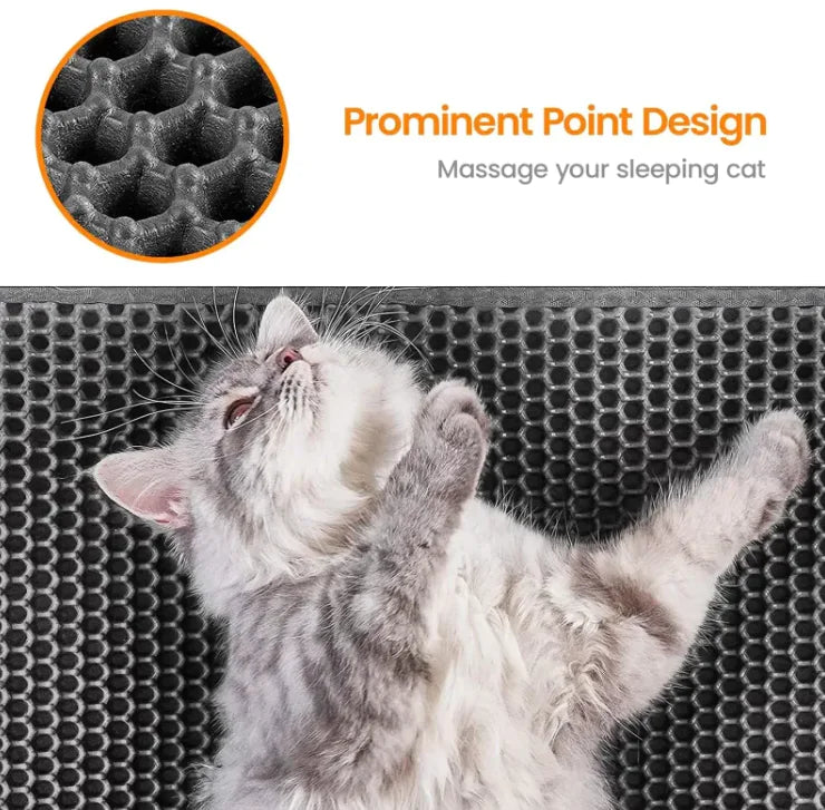 LuxePaws Double Layer Litter Mat