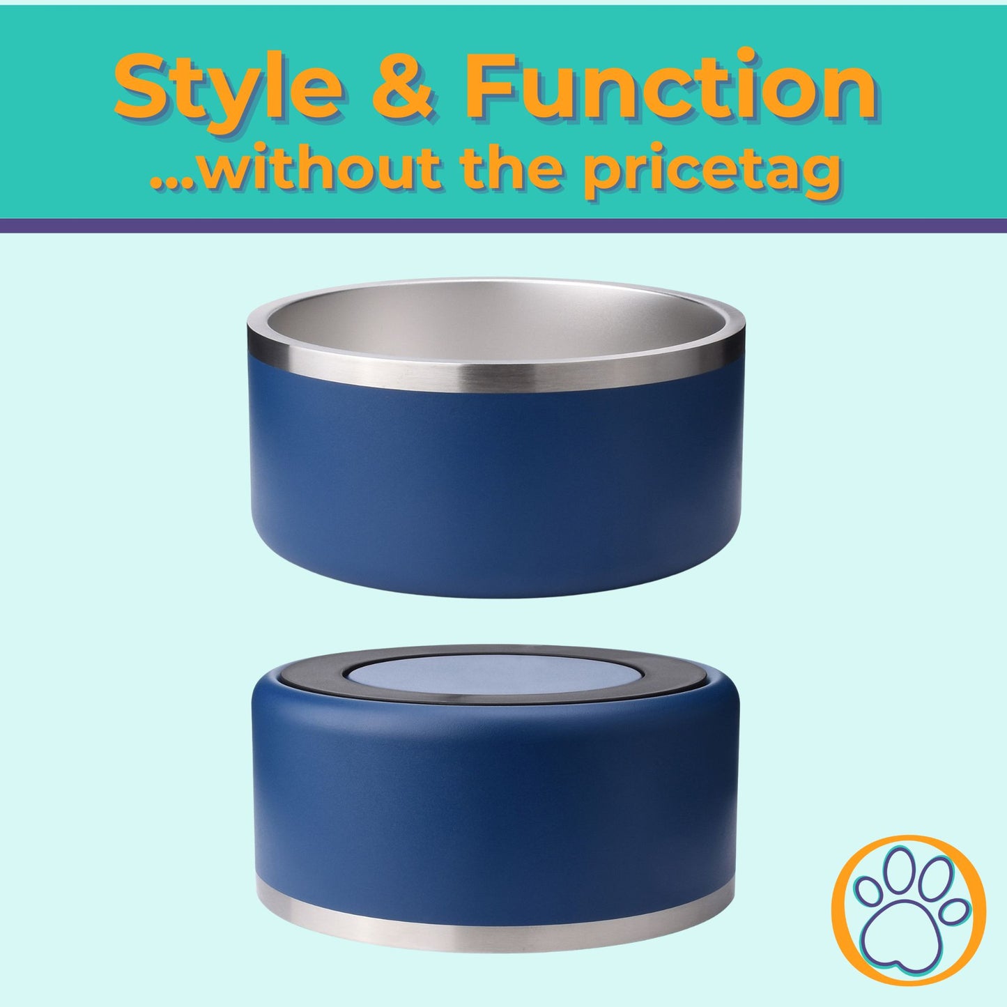 HydraSteel - Stainless Dog Bowl