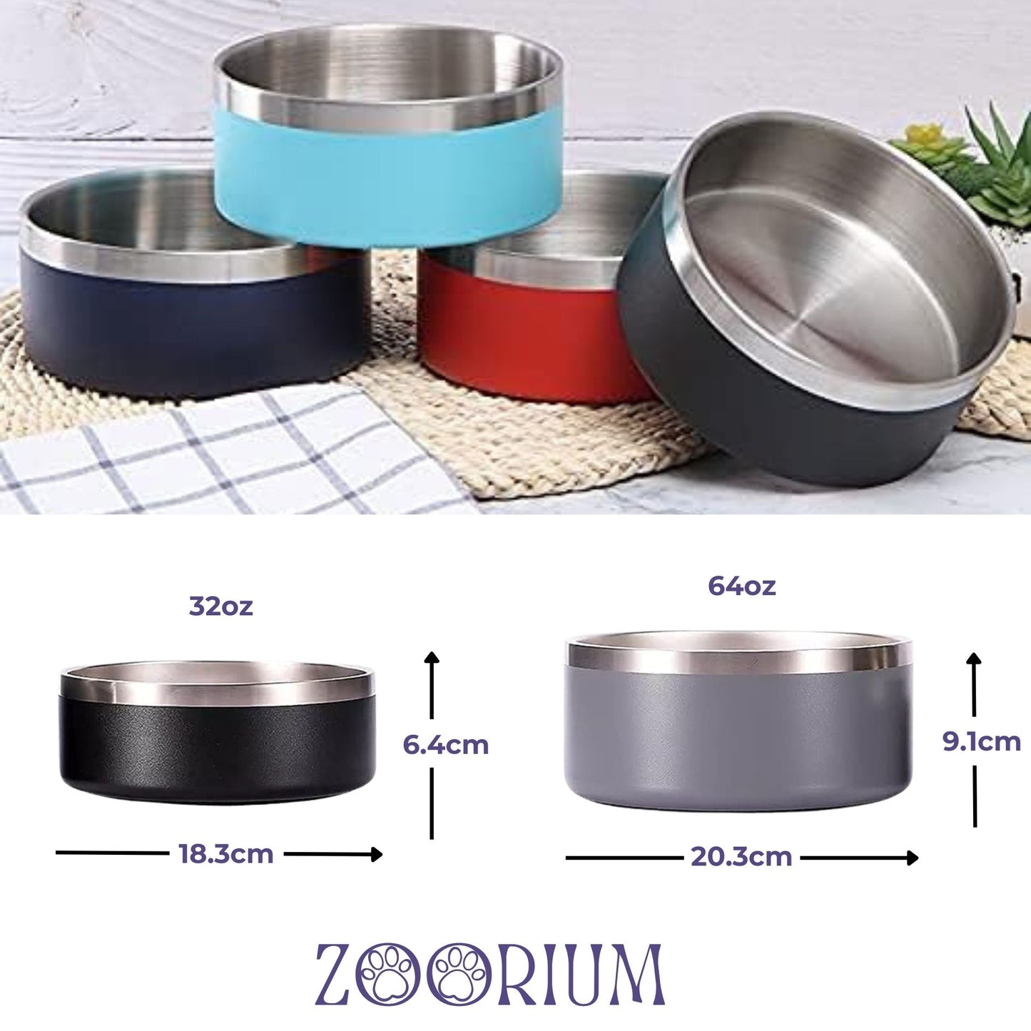Stainless Dog Bowl