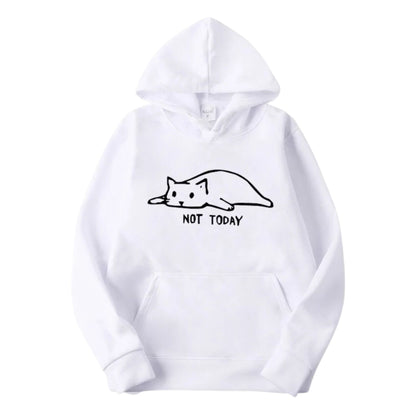 "Not Today" Cat Hoodie