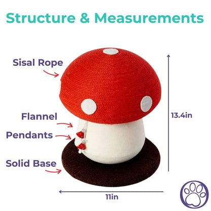 Red Mushroom Scratcher