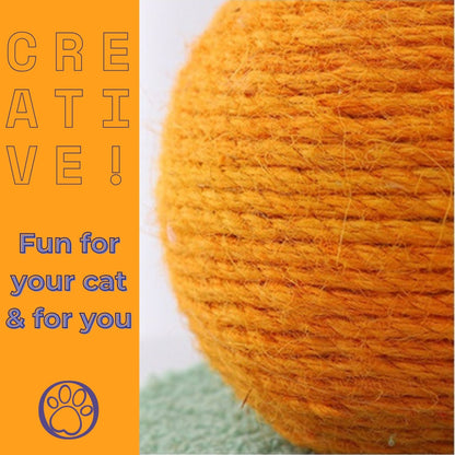 Orange Cat Scratcher