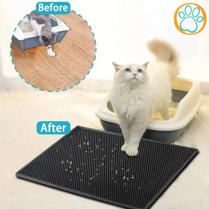 LuxePaws Double Layer Litter Mat