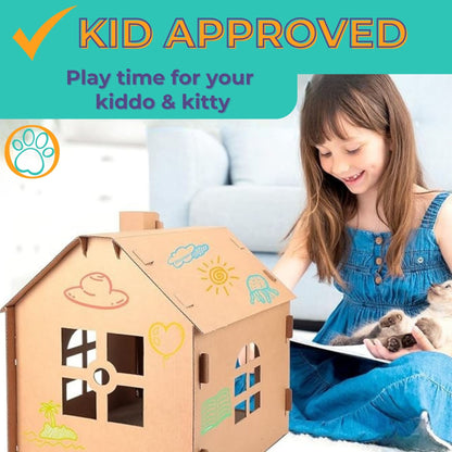 "Design Your Own" Cat Scratcher Play House