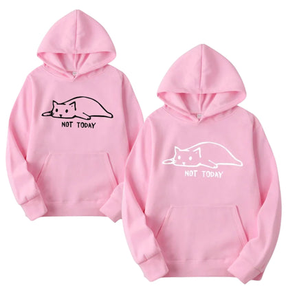 "Not Today" Cat Hoodie
