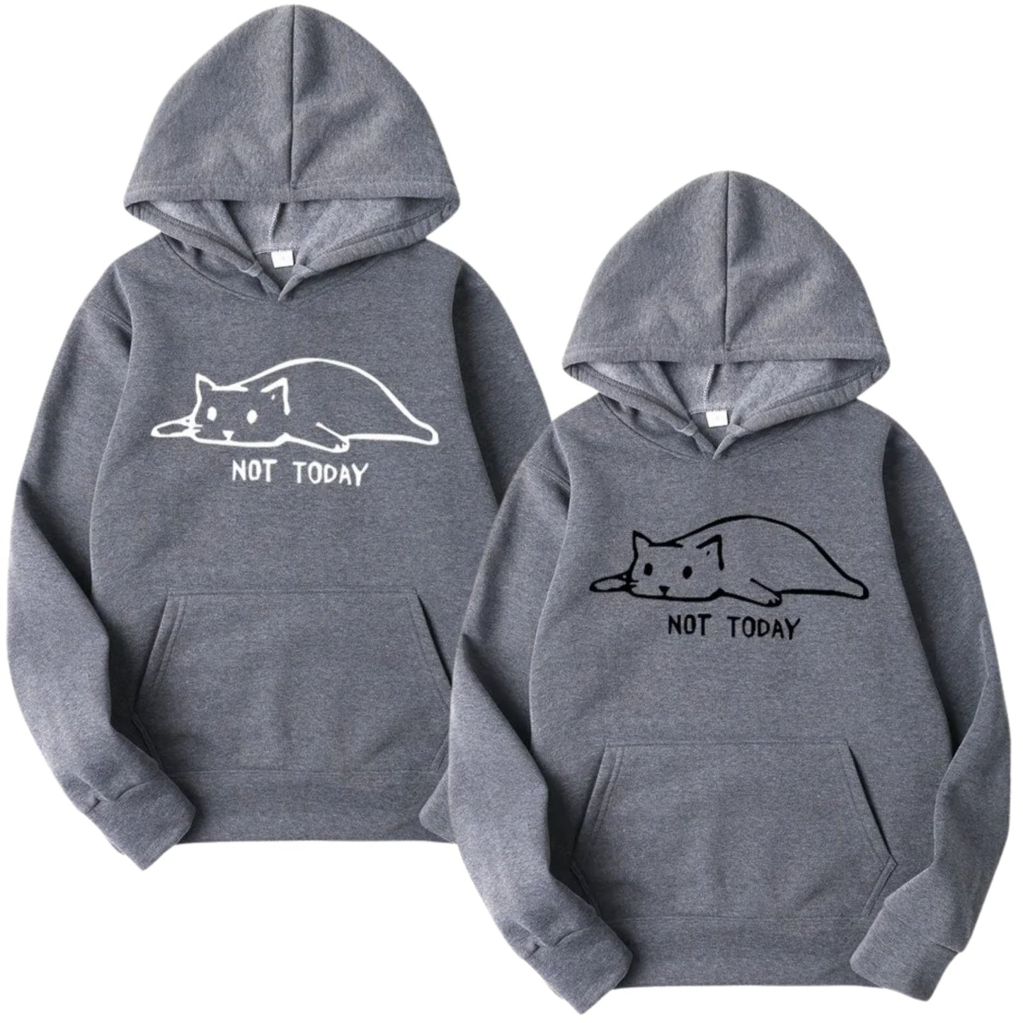 "Not Today" Cat Hoodie