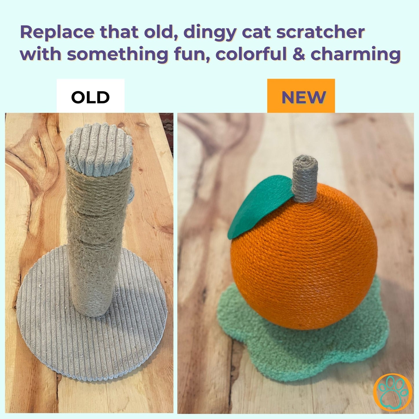 Orange Cat Scratcher