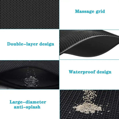 LuxePaws Double Layer Litter Mat