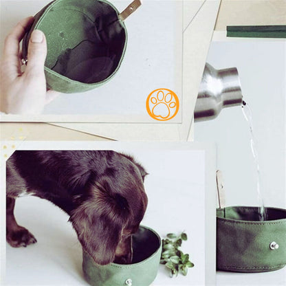 Canvas Dog Bowl