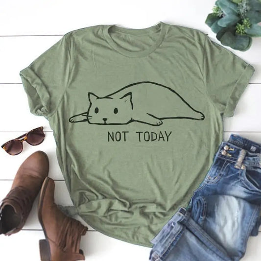 Not Today Cat Shirt